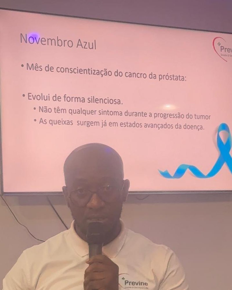 Dr. Juvenale em palestra sobre Novembro Azul e cancro da próstata